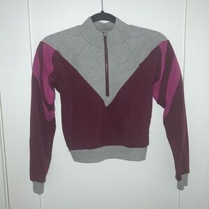 RETRO CROPPED HALF ZIP